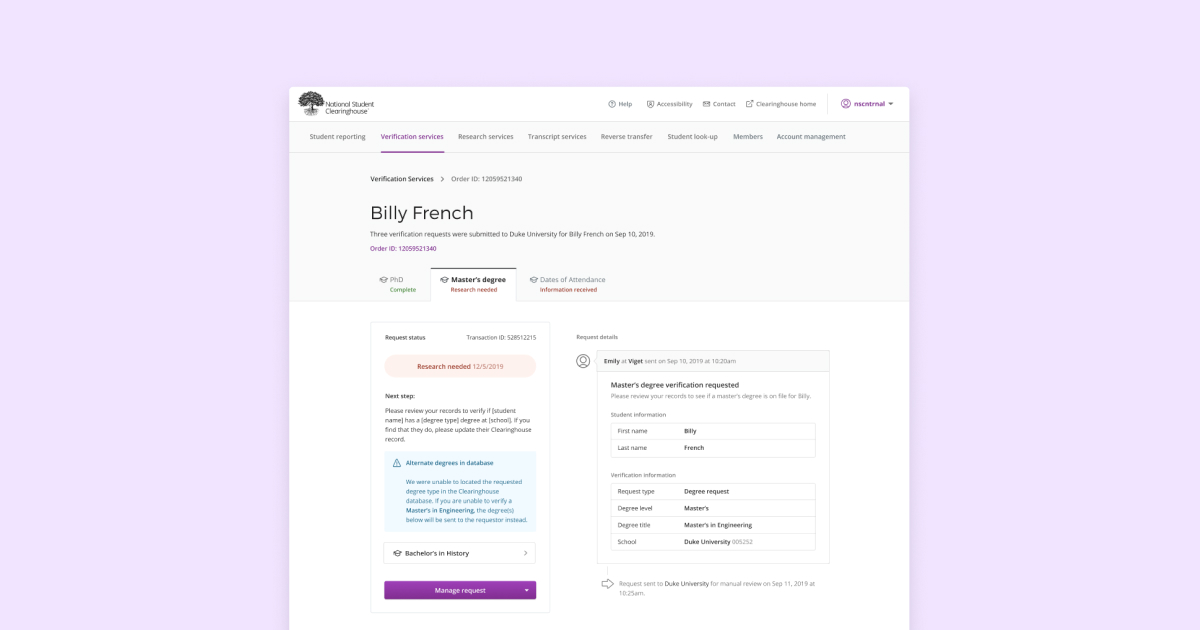 National Student Clearinghouse — Brandon Dorn